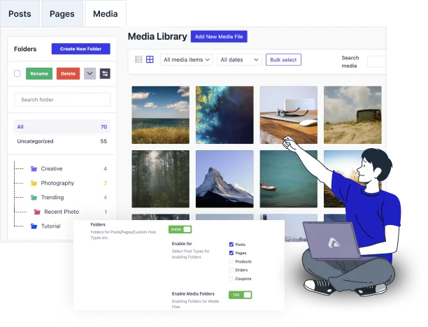WordPress-post-type-and-media-folder-addon WP Adminify pro download for free safe