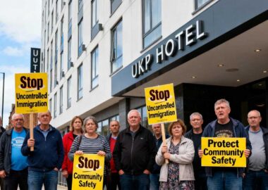 uk immigration protest effect on Indians