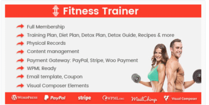 Fitness Trainer v1.7.1 - Training Membership Plugin